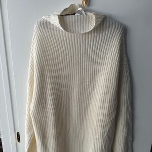 Aritzia Wilfred merino wool oversized dress